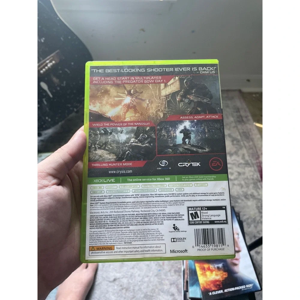 Crysis 3 Hunter Edition - Microsoft Xbox 360 Video Game -‎ Complete